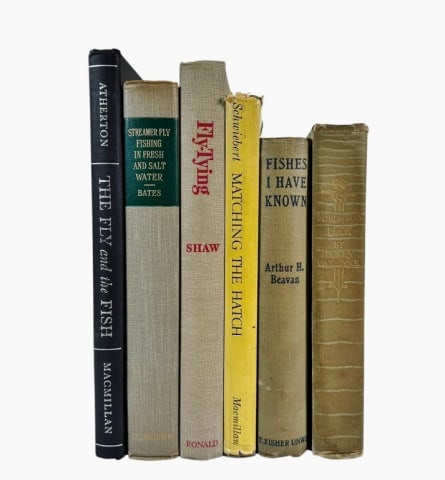 Collection of Six Antique Fly Fishing Books (6pc) (1 of 12)