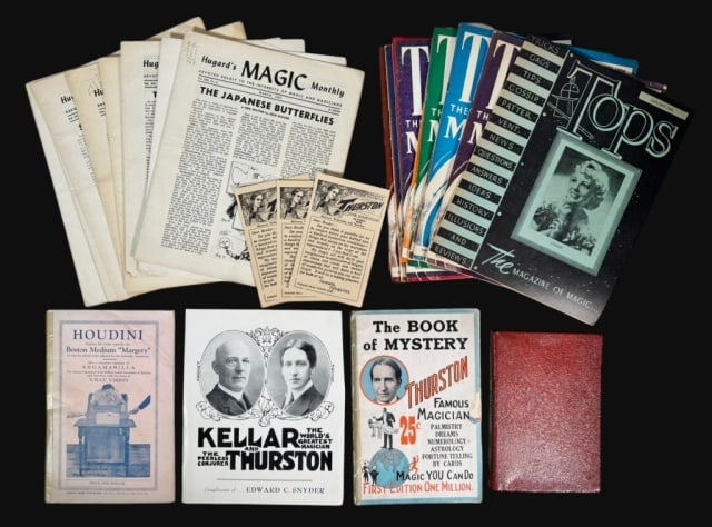 Books, Houdini, Great Thurston, Magic Coll (29pc) (1 of 7)