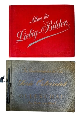Antique Albums German Trade Cards, Liebig (2pc) (1 of 12)