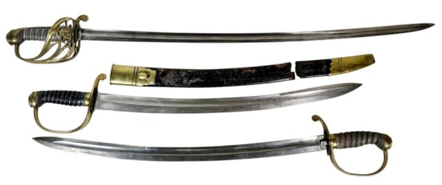 British Warder and P1822 Swords, (3pc) (1 of 8)
