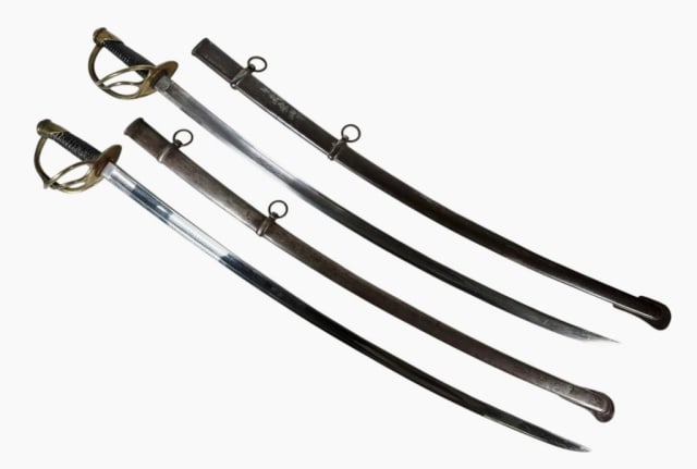 19th C Cavalry Swords, M1874 and Continental (2pc) (1 of 7)