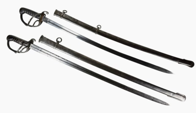 Two British P1822 Cavalry Swords (2pc) (1 of 8)