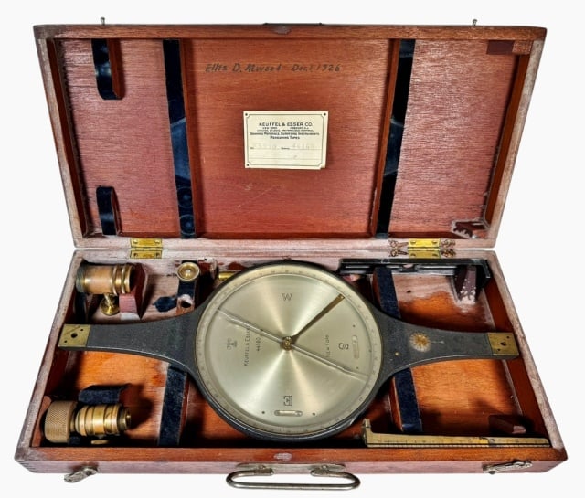 Antique Surveyors Compass, Keuffel & Esser (1 of 5)