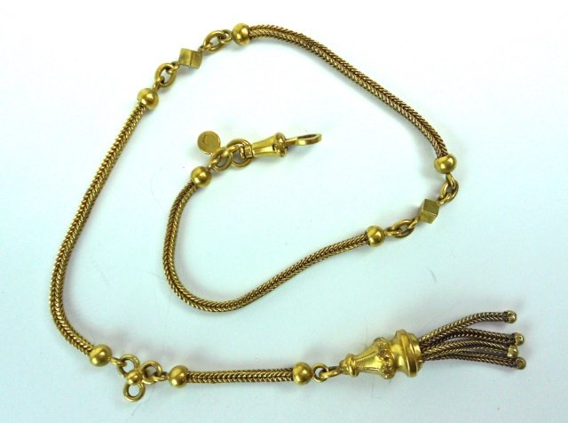 10K Gold Ladies Watch Chain (1 of 3)