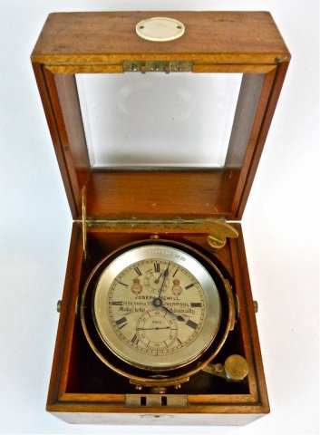 19th C. English Ship's Chronometer, Joseph Sewill (1 of 7)