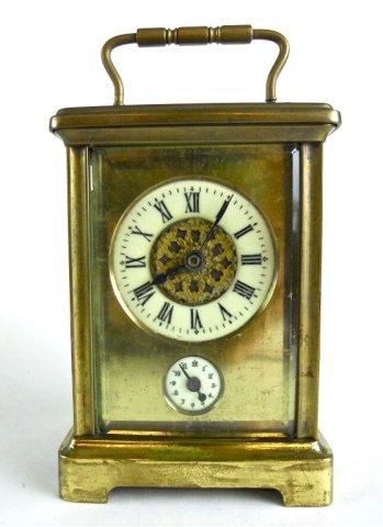 French Time Strike Carriage Clock (1 of 5)