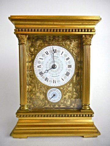 French Grande Sonnerie Carriage Clock, Angles (1 of 7)