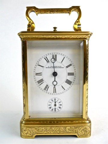 French Petite Sonnerie Carriage Clock, J. Ullmann (1 of 7)