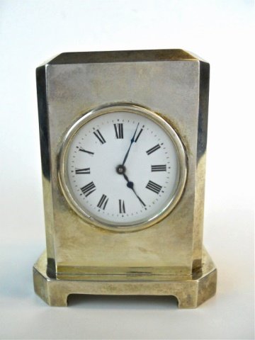 Miniature Sterling Silver Carriage Clock (1 of 5)