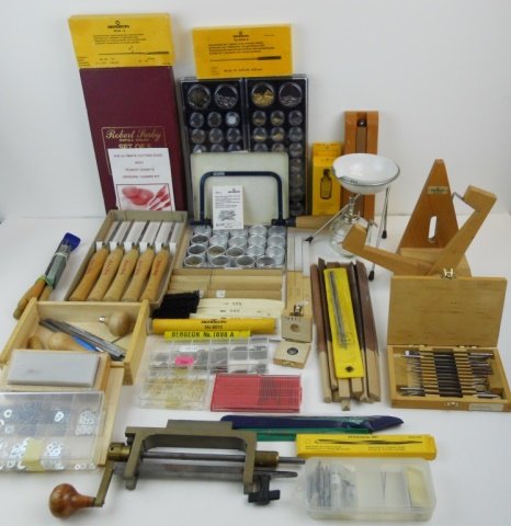 Collection of Clock Repair Tools & Implements (1 of 1)