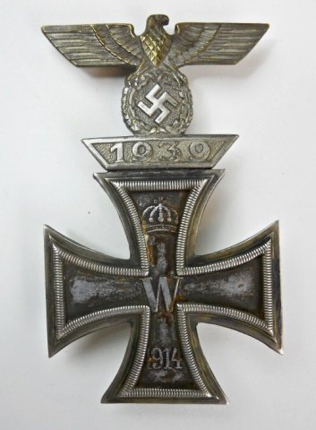 WWII German Iron Cross with Spange, Georg Keppler: Jeweler made Iron Cross 1st Klasse and 1939 Spange, belonging to SS General Georg Keppler, commander of 1st SS Div. Reverse engraved, "GEORG KEPPLER SS OBERFUHRER 13.5.1940", with SS lighting bolts in