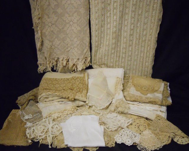 Antique and Vintage Lace and Linen Items (1 of 2)