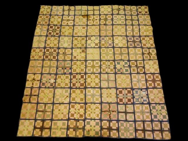Antique Potholder Quilt, Circa 1865 (1 of 7)