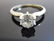 Ladies 14K Gold Diamond Solitaire & Eternity Band - 2