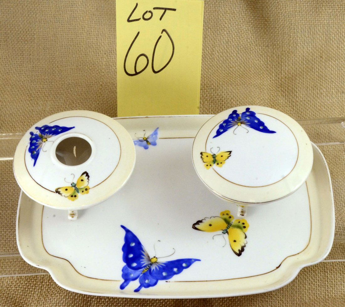 Nippon Butterfly Dresser Set (1 of 3)