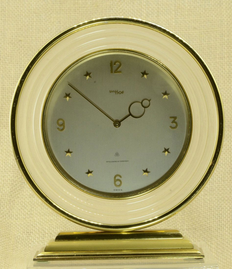 Imhof Mid Century Swiss Spaulding 8 Day Clock (1 of 4)