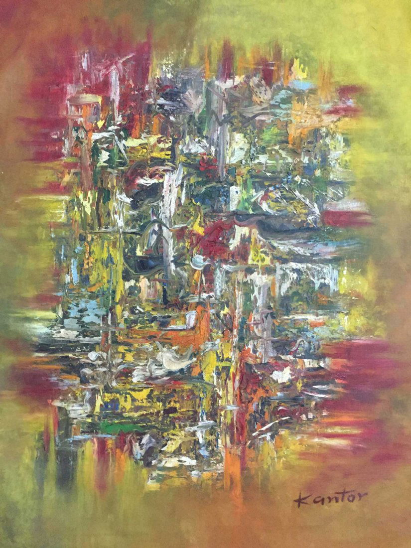 Tadeusz KANTOR (1915-1990) Russian - Polish: Tadeusz KANTOR (1915-1990) ;Circa: 1965 ;oil on canvas / framed ;dimensions 70 x 80 cm (27 1/2 x 31 1/2 in.) ;signed lower right corner ; artists inscriptions on verso ;