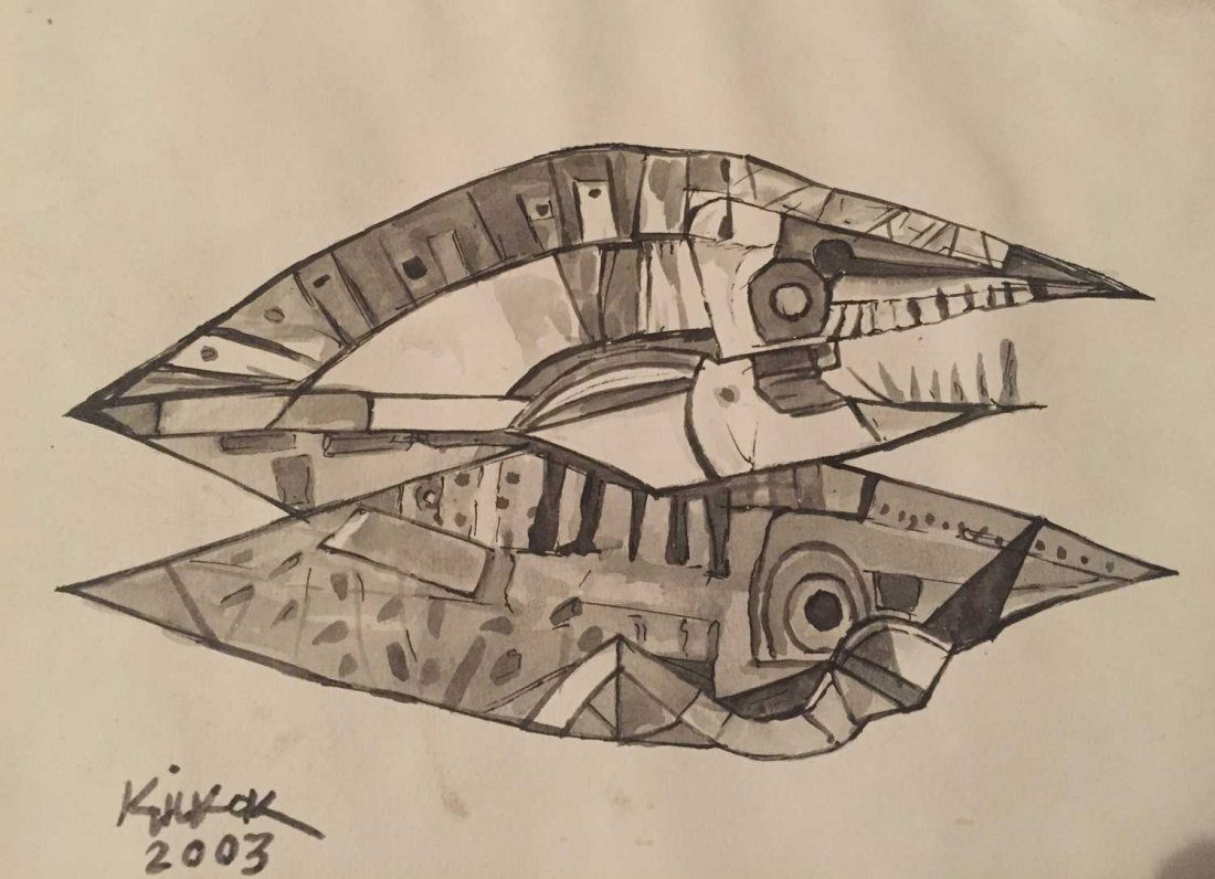 ANG KIUKOK ( 1931 - 2005) signed drawing (1 of 4)