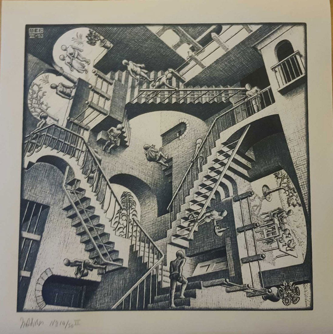 M. C. ESCHER (Dutch, 1898-1972) Signed Lithograph (1 of 2)