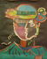 PETER MAX SIGNED OIL ON CANVAS