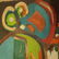 PETER MAX SIGNED OIL ON CANVAS - 5