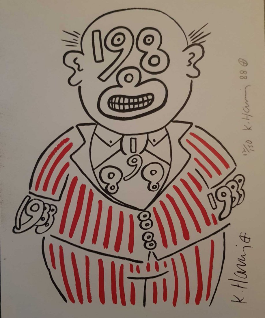Keith Haring-Untitled Screen Print (1 of 5)