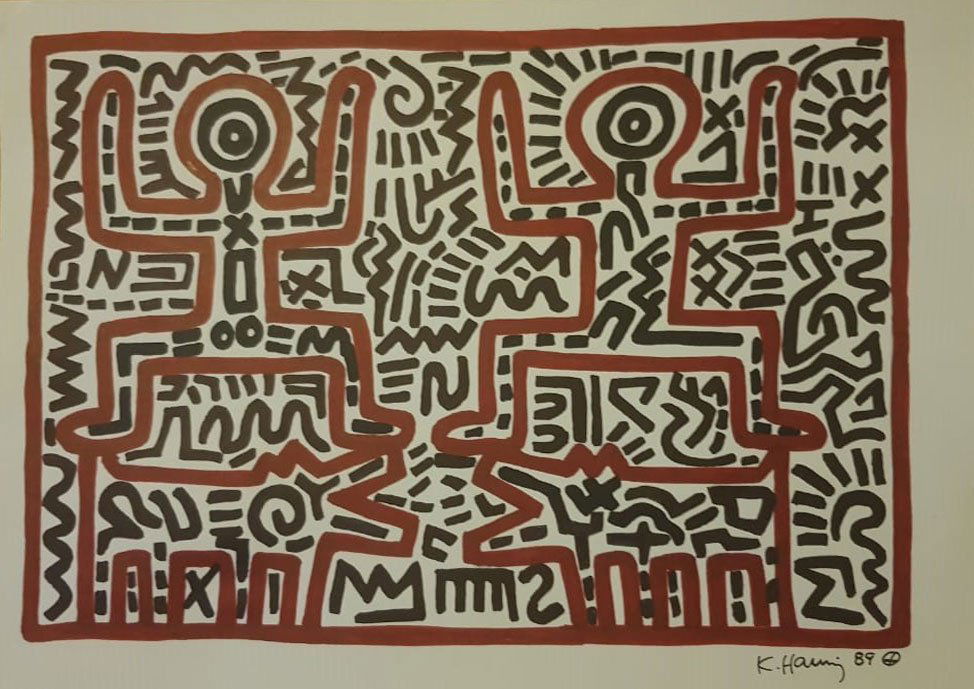 KEITH HARING (1958-1990, American) INK DRWING (1 of 5)
