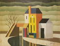 George Copeland Ault(American, 1891-1948) Signed