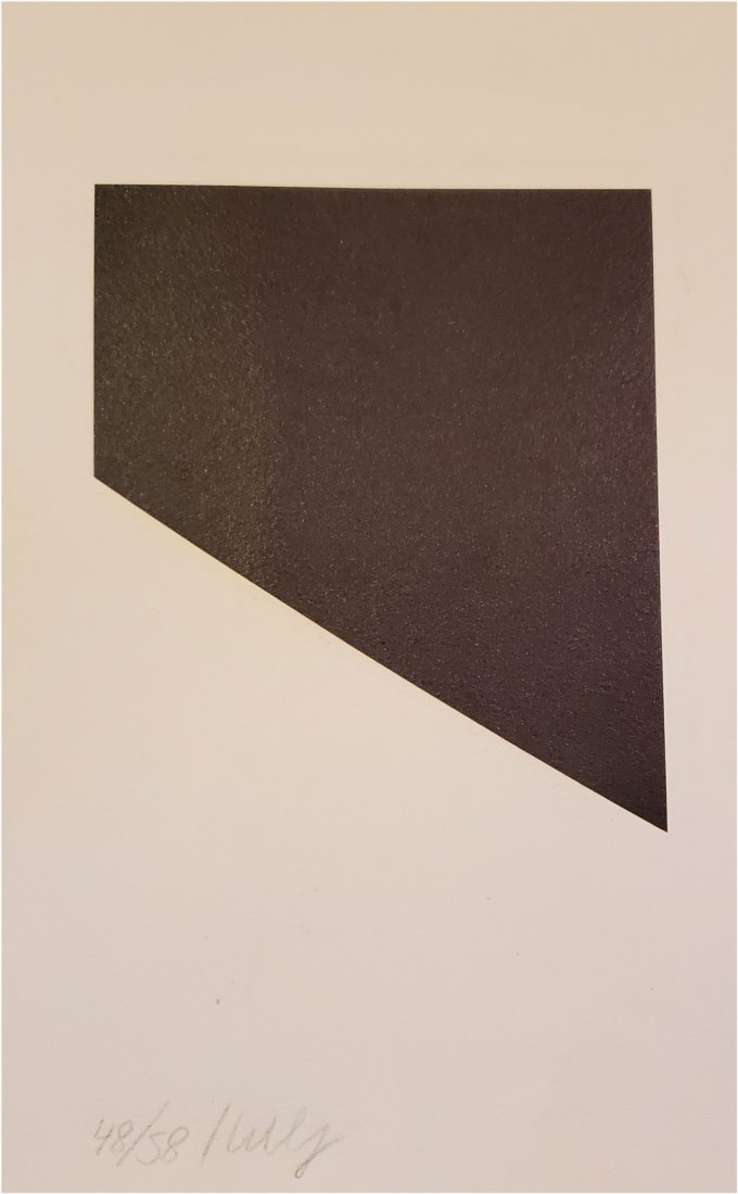 ELLSWORTH KELLY (1923-2015) Signed Lithograph (1 of 4)