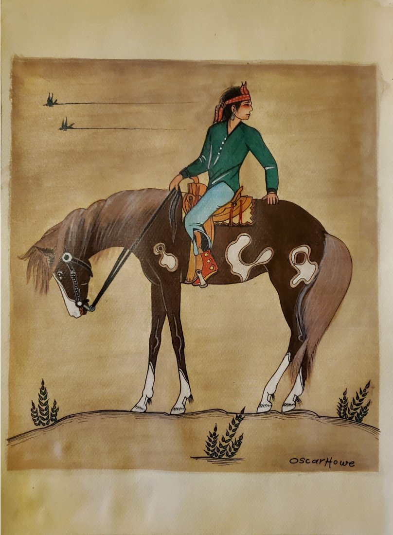 Oscar Howe (1915-1983),Untitled Signed (1 of 5)