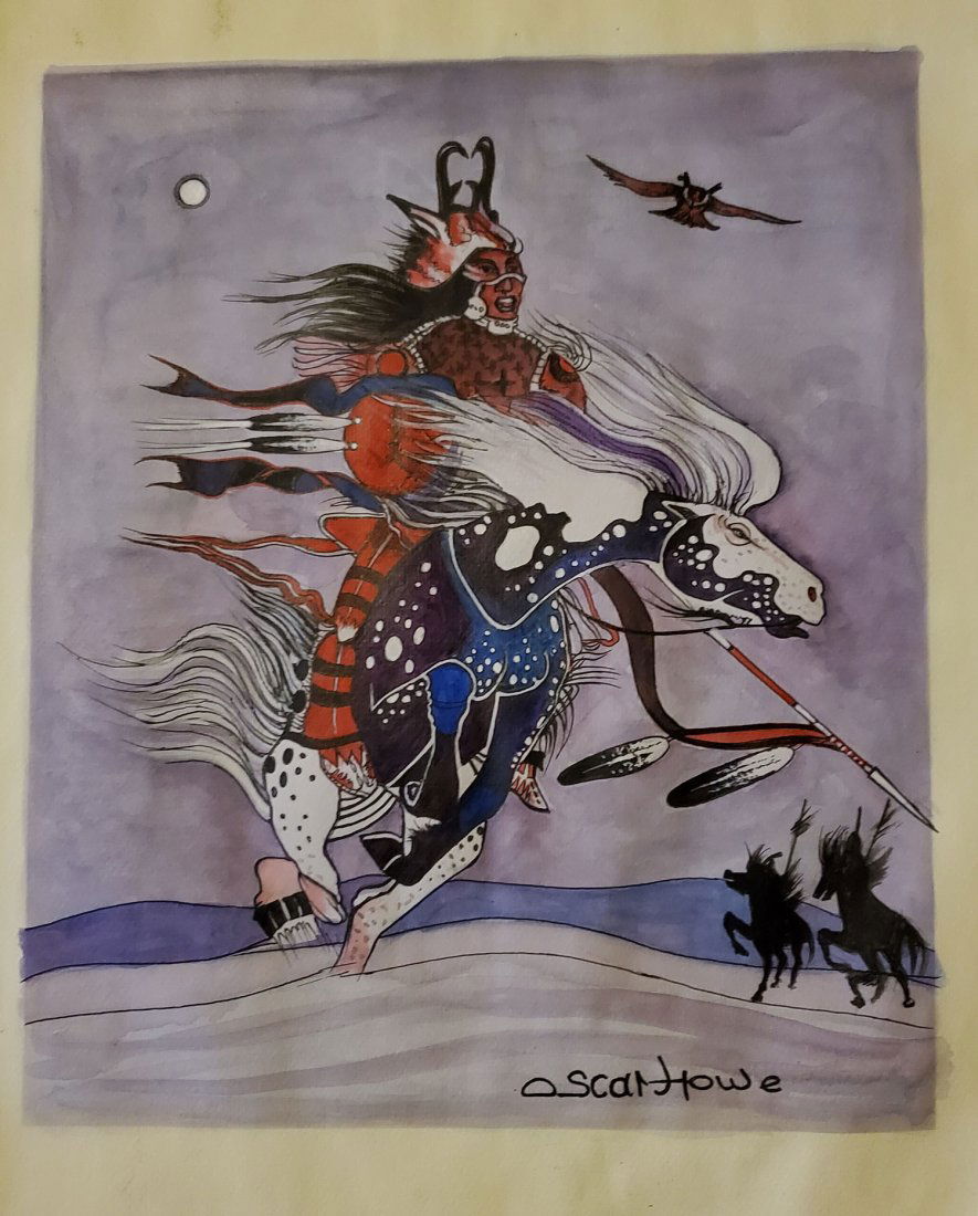 Oscar Howe (1915-1983),Untitled Signed (1 of 6)