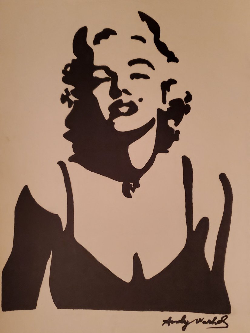 Andy Warhol (1928-1987)Marilyn Monroe-Signed-COA (1 of 6)