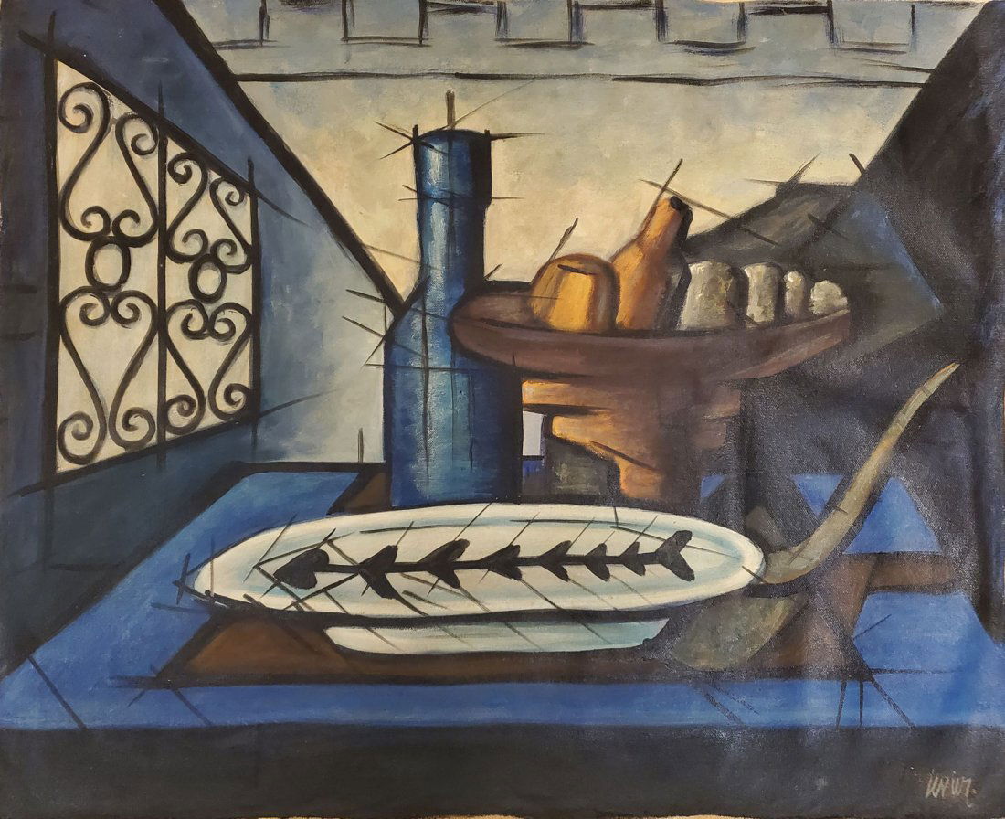 Charles Levier Oil painting on canvas (1 of 8)