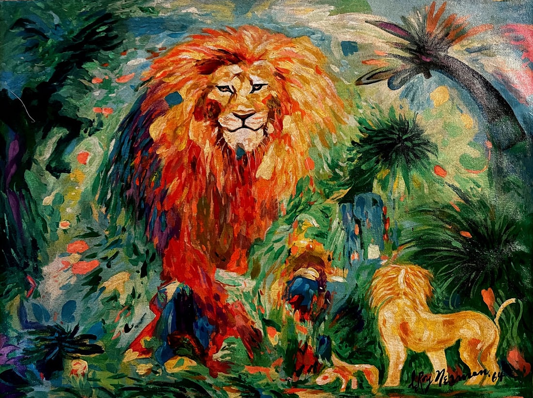 Leroy Neiman Untitled Oil On Canvas-signed (1 of 10)