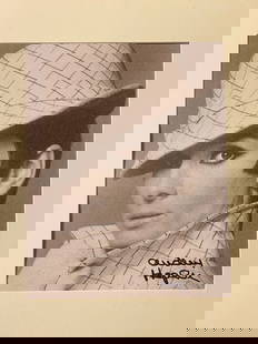 AUDREY HEPBURN SIGNED PHOTO BECKETT COA: AUDREY HEPBURN PHOTO BECKETT COAAUDREY HEPBURN SIGNED PHOTOGRAPH14X12 INCHES MATTED READY TO FRAMEBECKETT LETTER OF AUTHENTICITY INCLUDEDNo reserve, Low starting price Auction, 15% Buyer’s Premium**