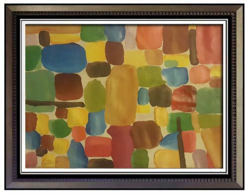 CALIFORNIA LISTED ARTIST JOHN GRILLO Signed-Abstract. (1 of 6)