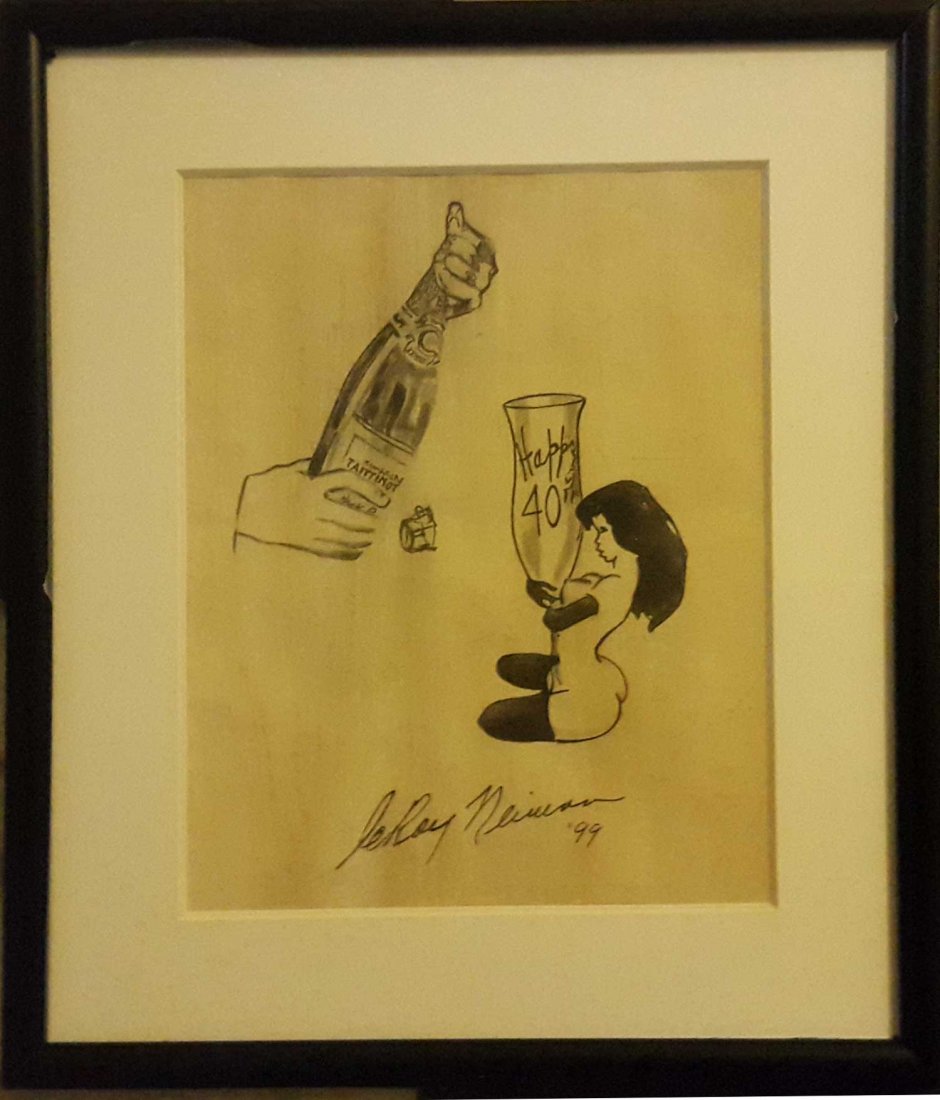 LeRoy Neiman-Femlin-Original hand signed Provenance (1 of 5)