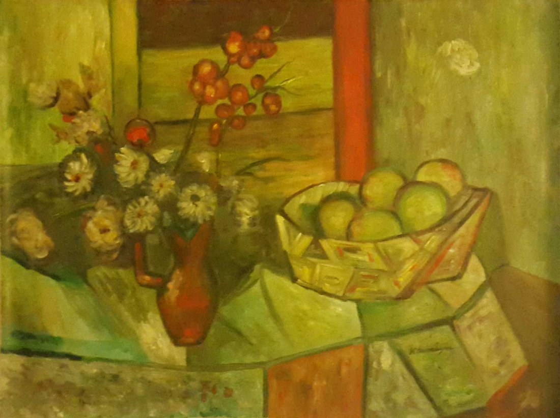 PINCHUS KREMEGNE (RUSSIAN-FRENCH 1890-1981),: PINCHUS KREMEGNE (RUSSIAN-FRENCH 1890-1981),PINCHUS KREMEGNE (RUSSIAN-FRENCH 1890-1981), “Untitled”, c. 1950, .24x32 inches signed 'Kremegne' lower RightProvenance: FROM PRIVATE COLLECTION UK.will
