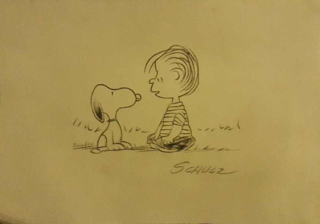 1950 Charles M. Schulz”Peanuts” Signed (1 of 5)