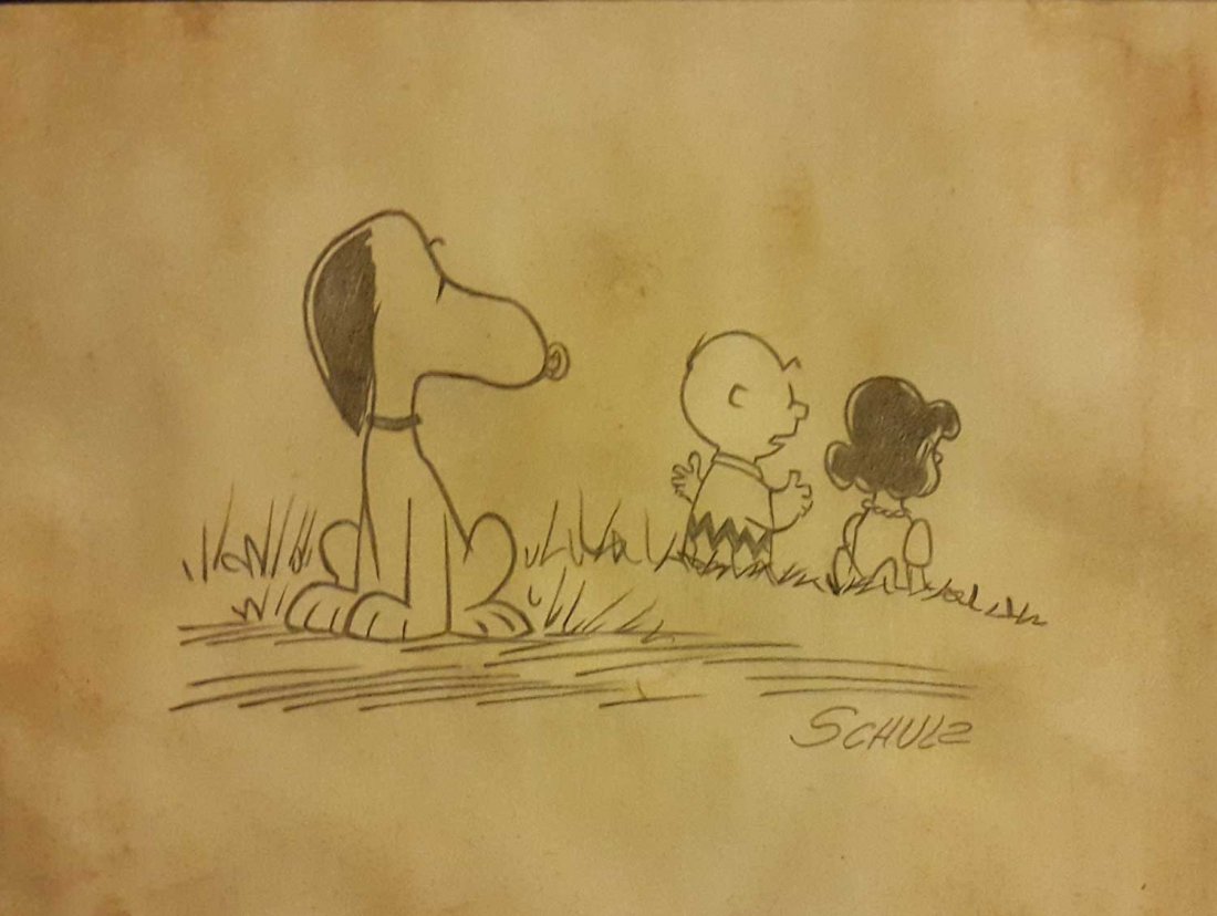 1950 Charles M. Schulz”Peanuts” Signed (1 of 4)