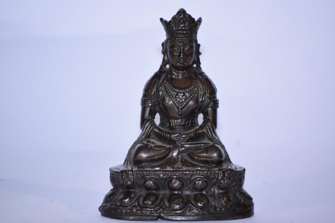 Chinese Bronze Guanyin (1 of 4)