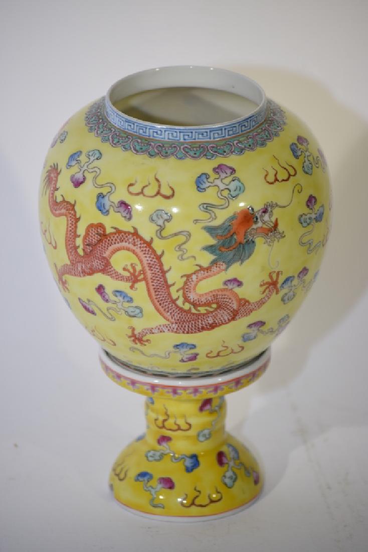 Qing Chinese Famille Rose Lamp (1 of 5)