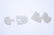 Two Qing Chinese White Jade Carved Buttons - 2