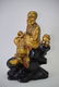 Chinese Gilt Wood Carved LuoHan - 4