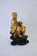 Chinese Gilt Wood Carved LuoHan - 5