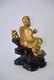 Chinese Gilt Wood Carved LuoHan - 6
