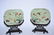 Pair of Chinese Precious Stones Jade Table Scree