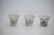 Three Qing Chinese Ink Glaze Cups