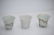 Three Qing Chinese Ink Glaze Cups - 5