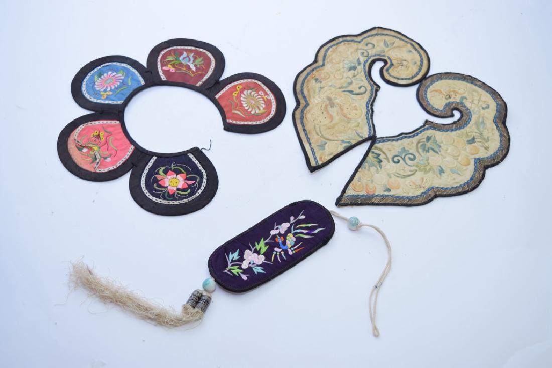 Group of Chinese Embroidered Clothing Decor (1 of 4)